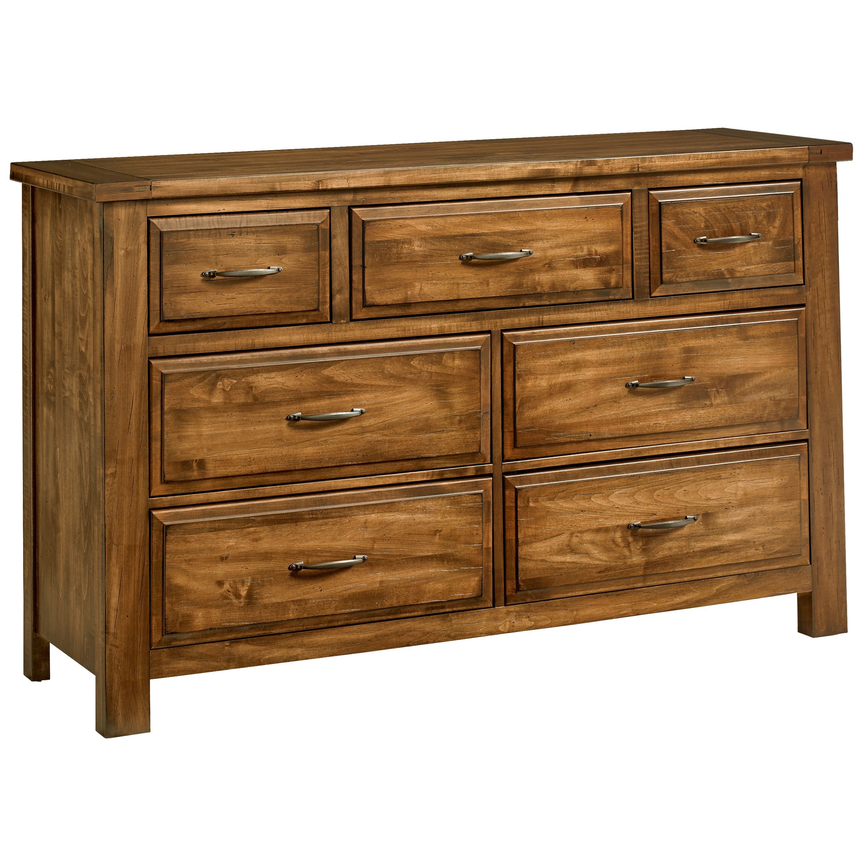 Artisan & Post Maple Road Solid Wood Triple Dresser 7 Drawers Godby